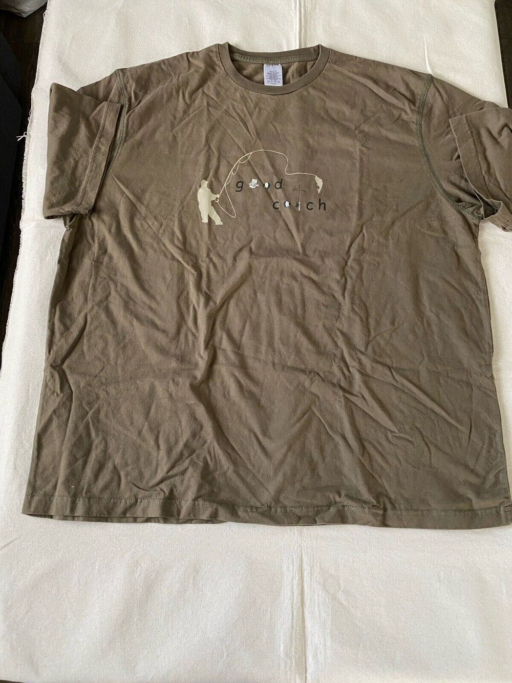 Good Catch t-shirt 100% Cotton size XL